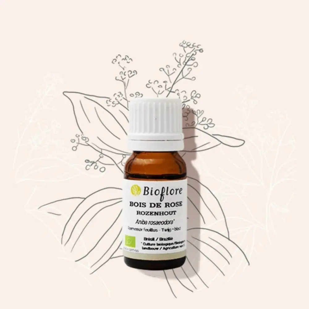 Huile Essentielle de Bois de Rose Bio – Bioflore (5 ml)