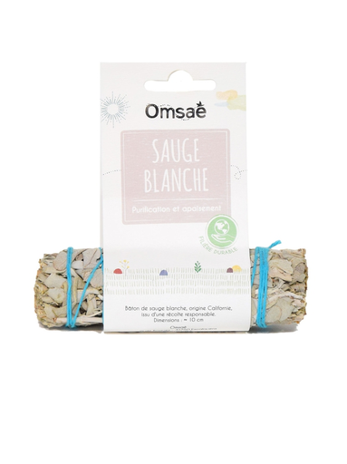 Bâton de Sauge blanche 10 cm "Purification"